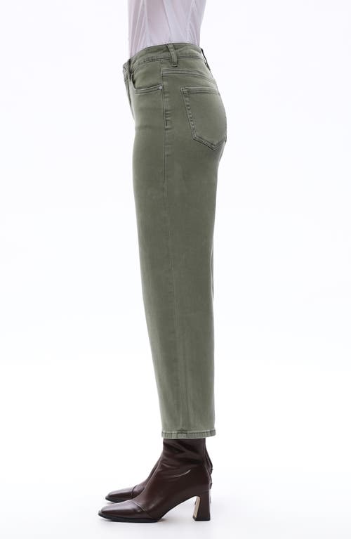 Bayeas Bella Crop Straight Leg Jeans In Green