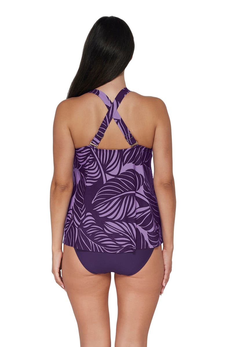 Sunsets Escape Sadie Tankini Swimsuit Top, Alternate, color, Mystic Palms