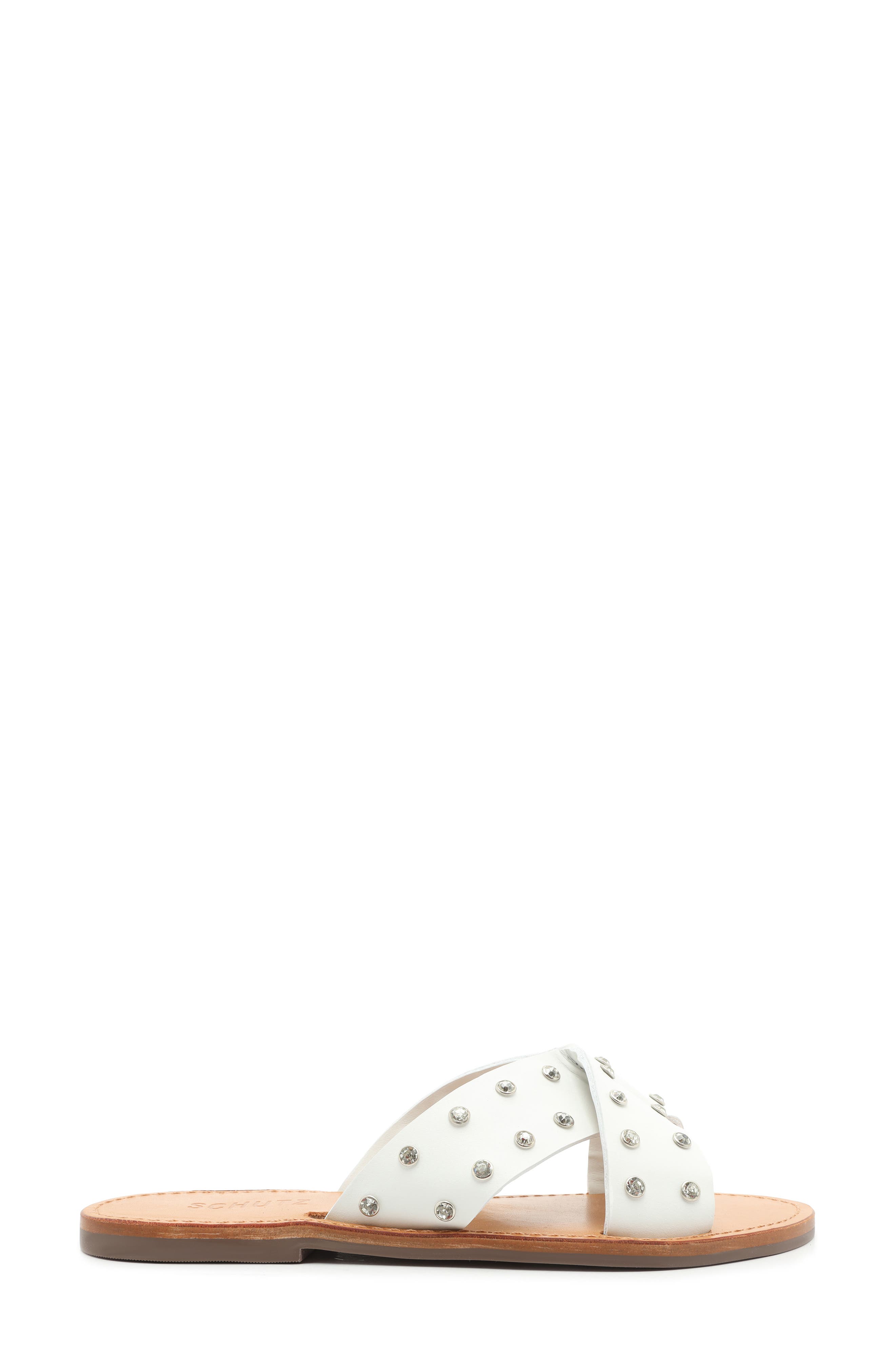 Schutz Marilu Studded Sandal, Alternate, color, 