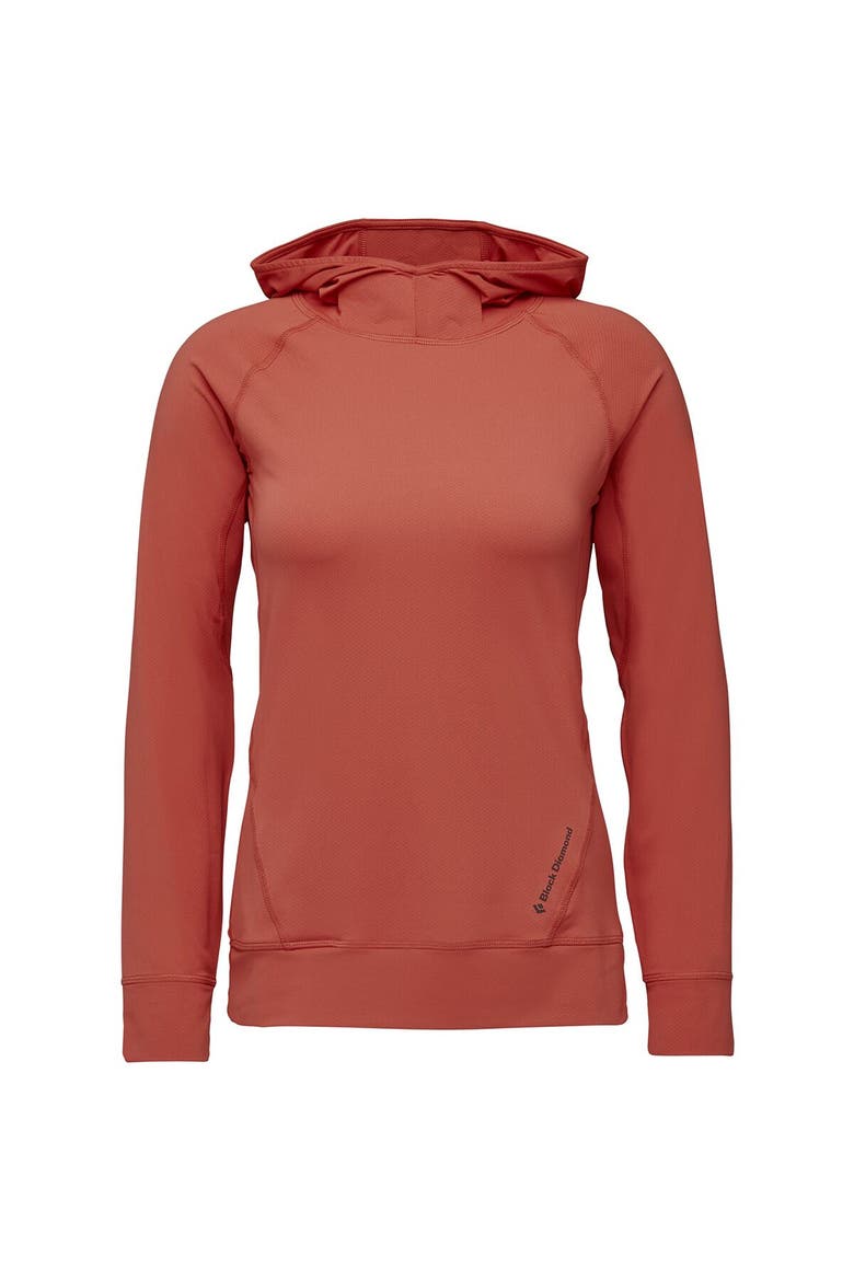 Alpenglow Hooded Long-Sleeve Shirt - Women's, Alternate, color, Baja Sunrise