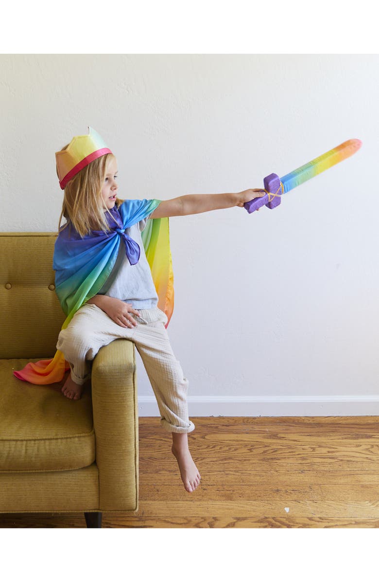 Sarah's Silks Rainbow Soft Sword, Alternate, color,