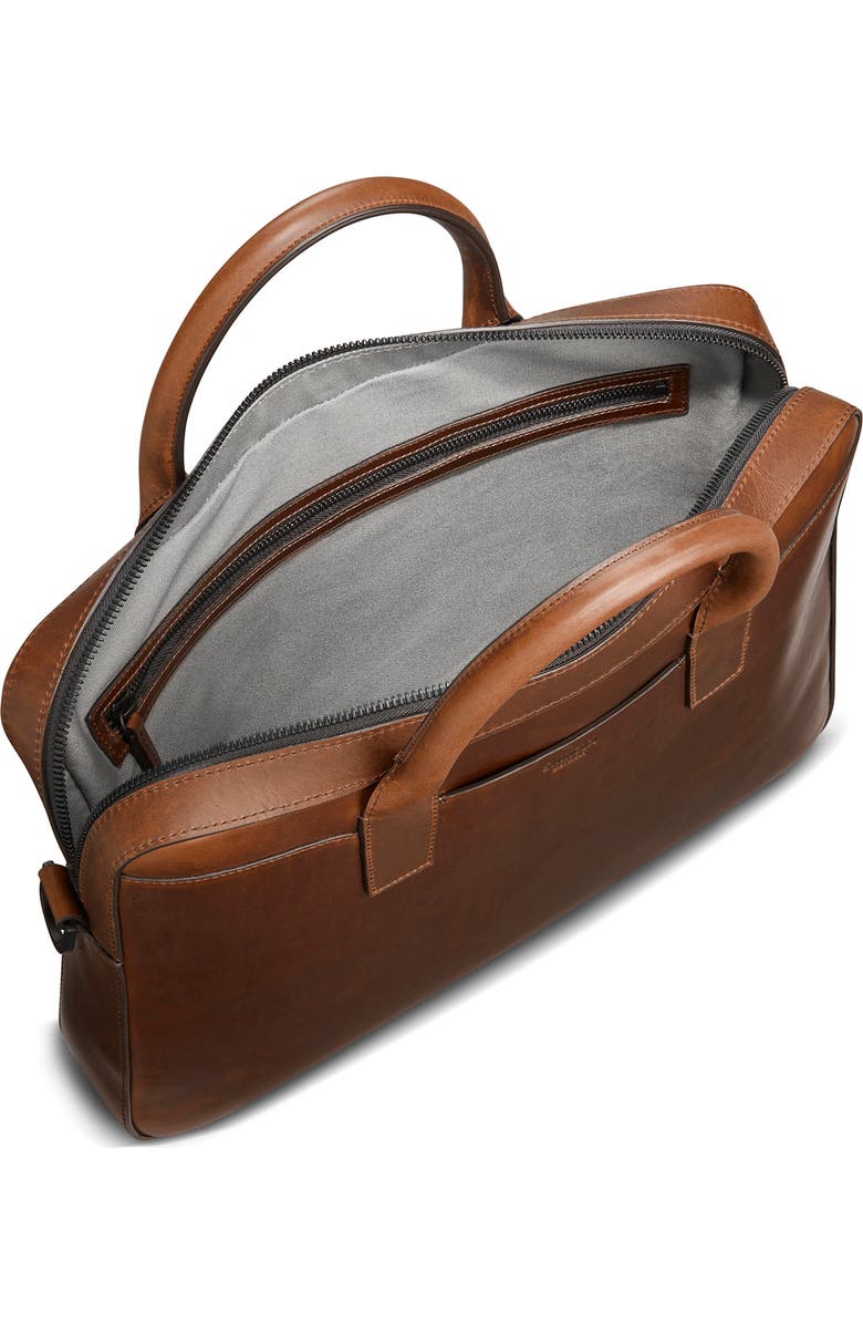 Shinola Fulton Navigator Leather Briefcase, Alternate, color,