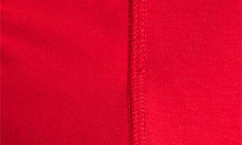 Versace Greca Border Thong With Medusa Motif In Red