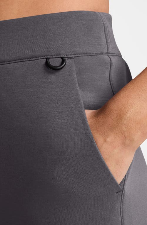 Nike 24.7 Impossiblysoft Dri-fit High-waisted Loose Flared Pants In Black