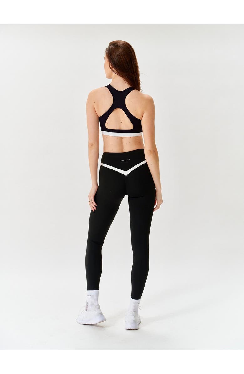 REVYVE ACTIVE V-Sculpt Legging, Alternate, color, Black/White