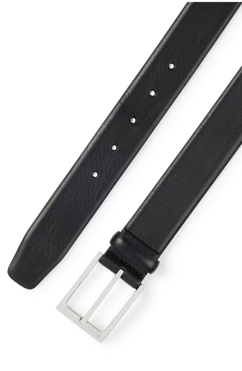 BOSS Evan Grained Leather Belt, Alternate, color, 