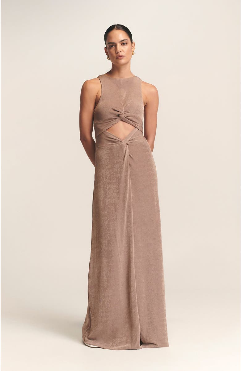 ST MRLO Malia Maxi Dress, Alternate, color, Mocha