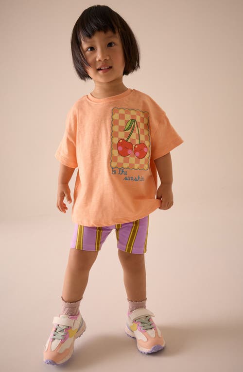 Next Kids' Graphic T-shirt & Shorts Set In Orange