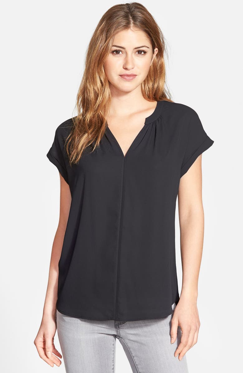 Pleione Split Neck Top, Main, color, 
