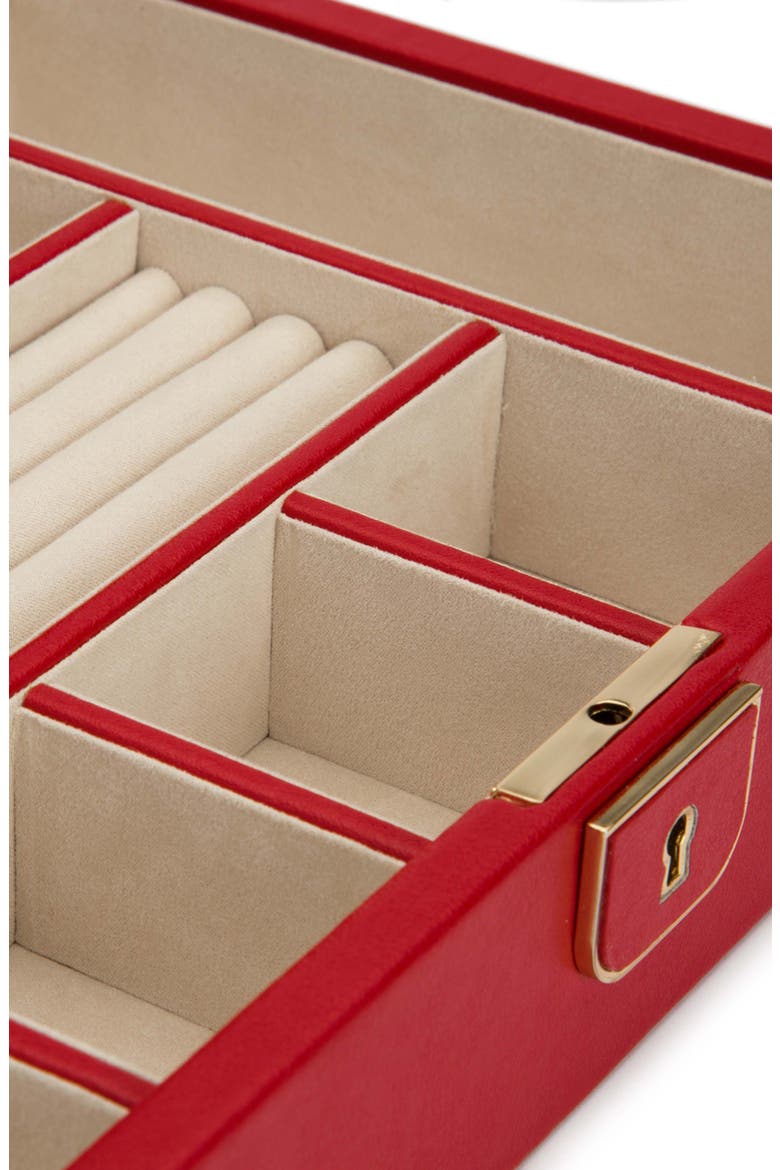 Palermo Medium Jewelry Box, Alternate, color, RED