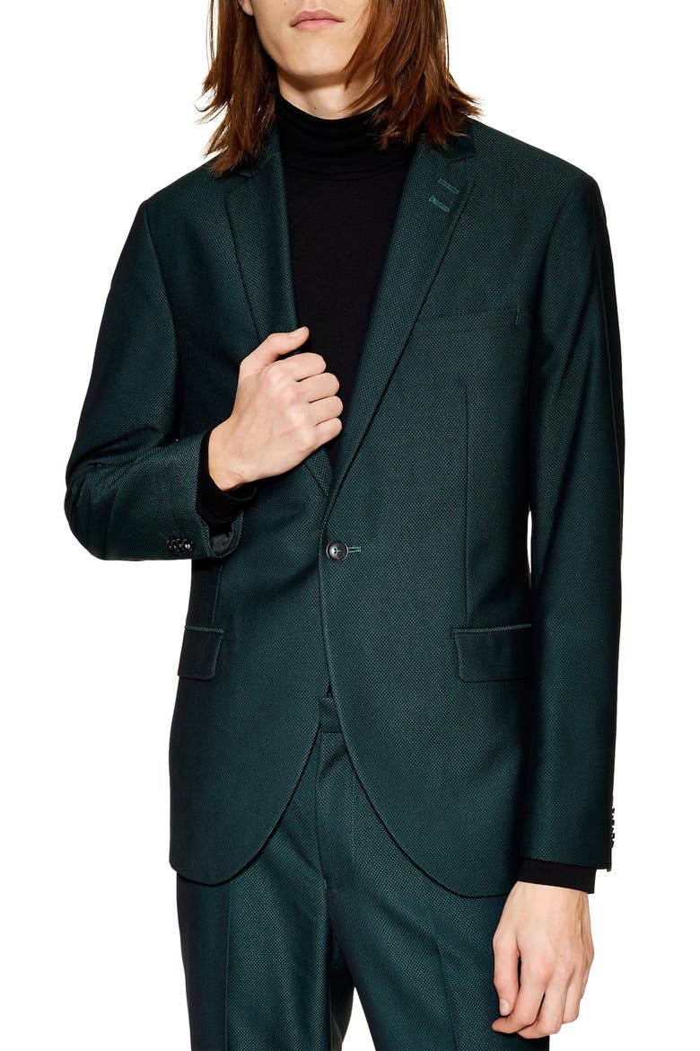 Banbury Slim Fit Suit Jacket, Main, color, GREEN