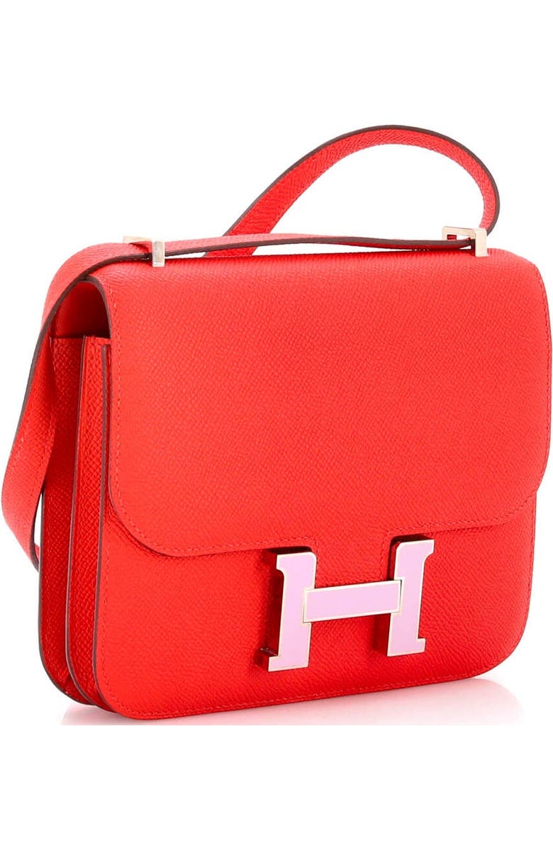 Pre-Owned Hermes Constance Bag Epsom 18, Alternate, color, Rouge De Coeur