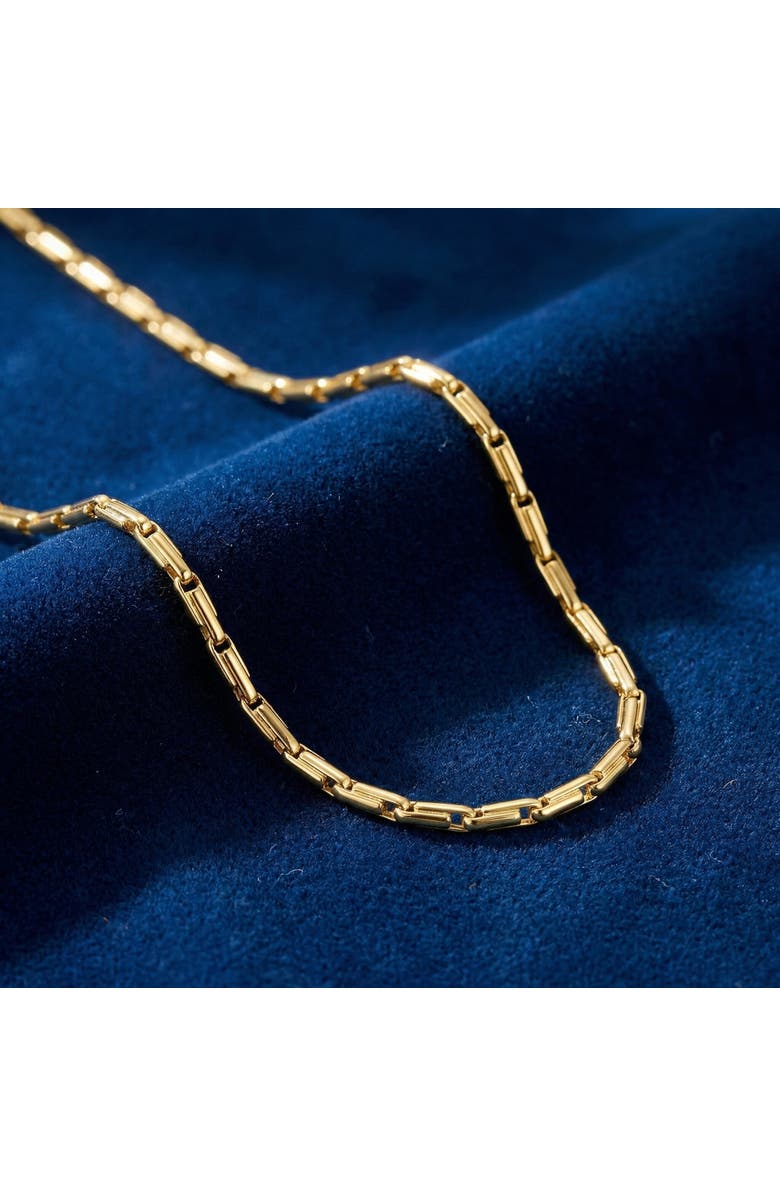 Bliss Diamond 14k Gold Women's 24" Chain Necklace 15 Grams 4.5mm Thick, Alternate, color, 14K Yellow Gold