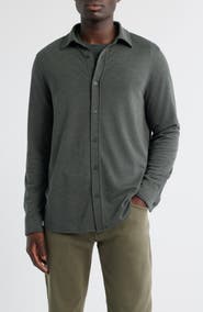 Nordstrom Knit Button-Up Shirt