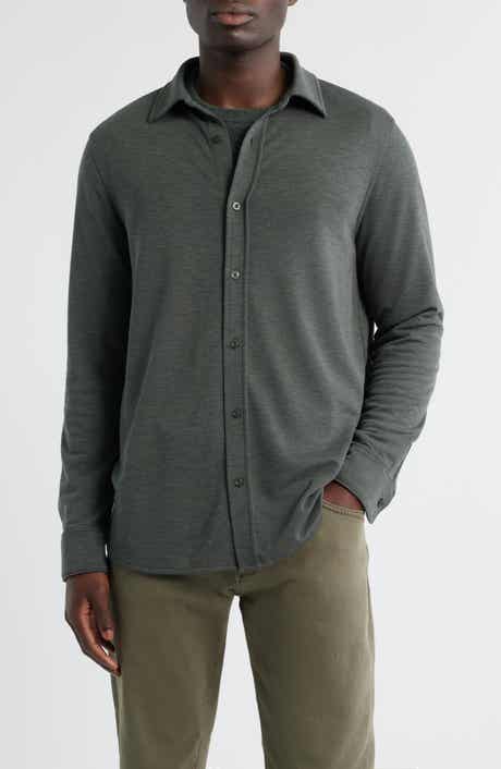 Nordstrom Knit Button-Up Shirt