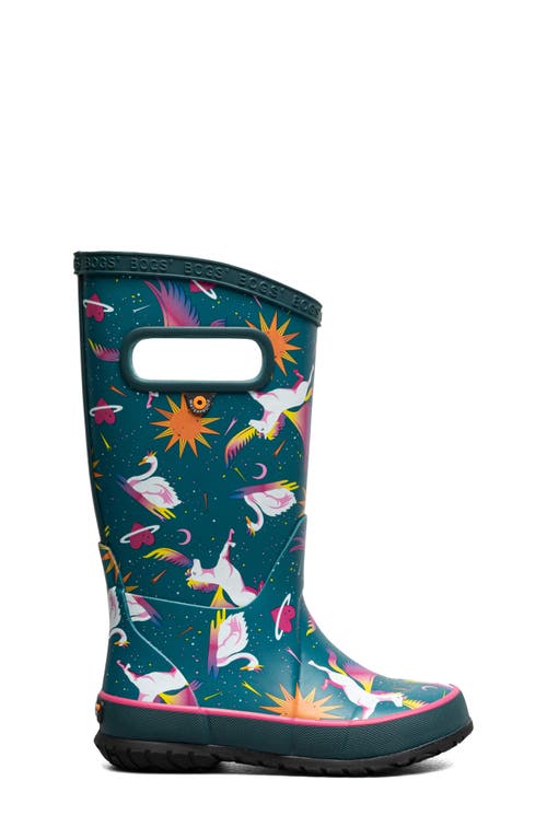 Bogs Kids' Waterproof Rain Boot In Multi