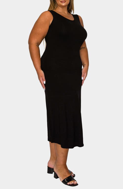 L I V D Mellie Sleeveless Jersey Maxi Dress In Black