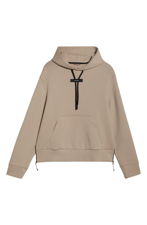 On Focus Tech Hoodie In Neutral
