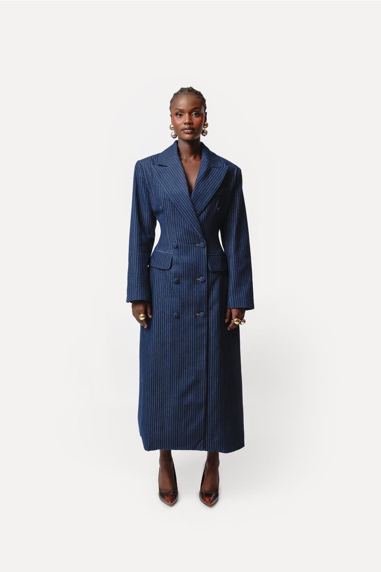 Eden Long Jacket, Alternate, color, Denim
