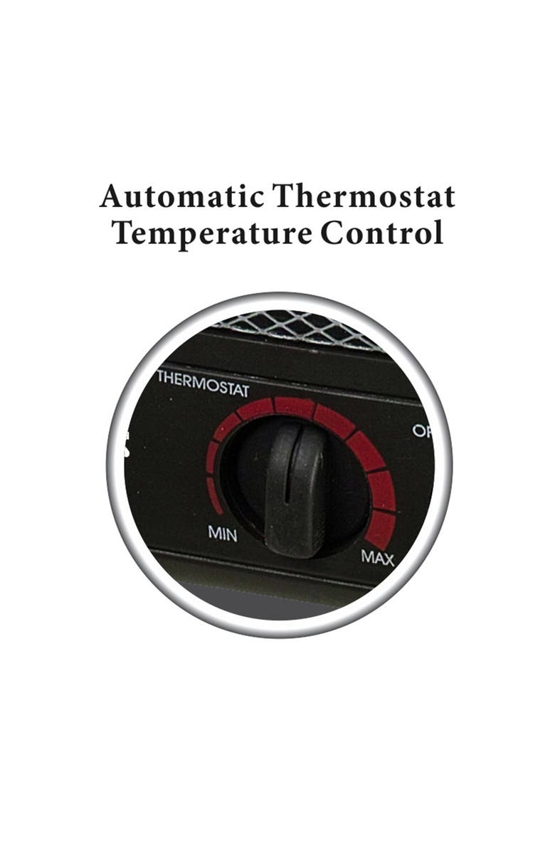 Optimus Portable Ceramic Heater, Alternate, color, Black