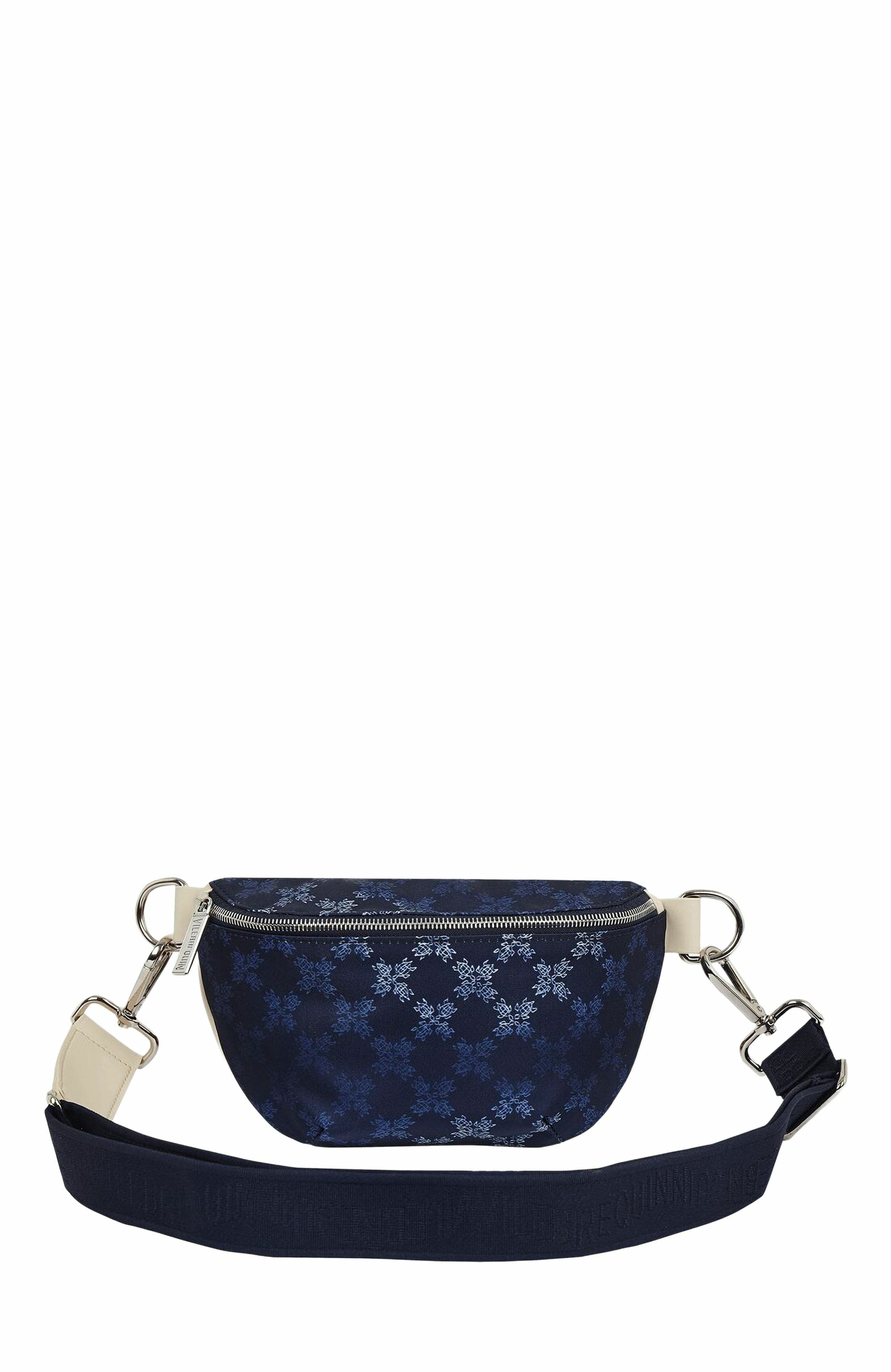 Vilebrequin Monogram Crossbody Belt Bag, Alternate, color, Bleu Marine