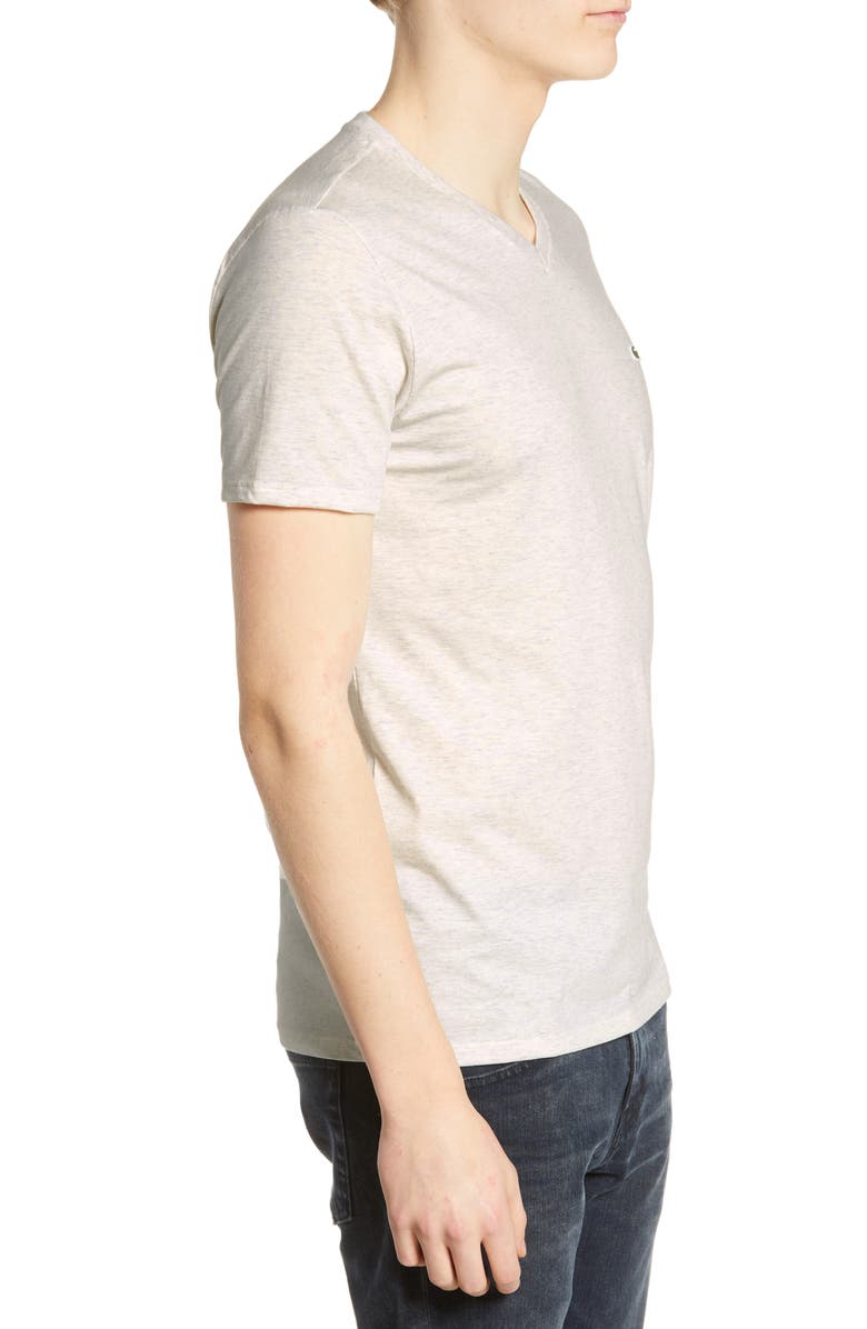 Lacoste Regular Fit V-Neck T-Shirt, Alternate, color,