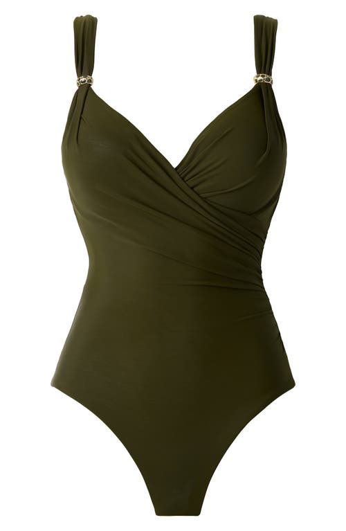 Miraclesuit Razzle Dazzle Siren One Piece Swimsuit In Green