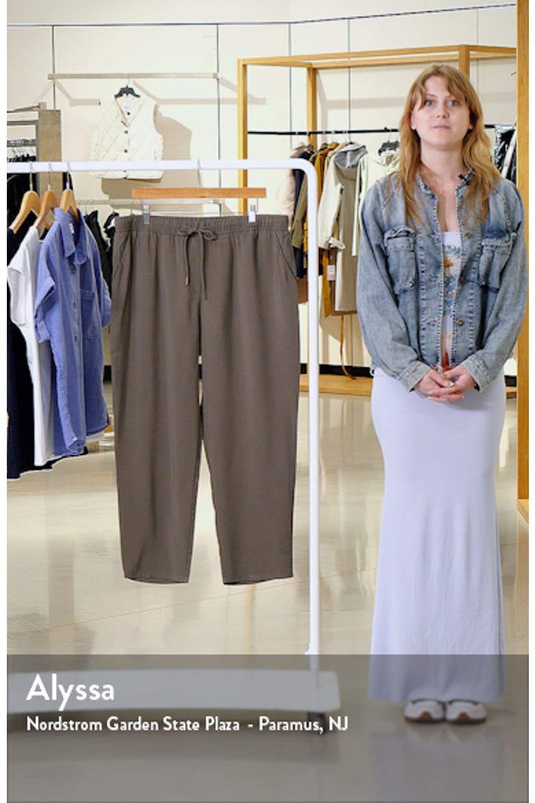 Drawstring Straight Leg Pants video
