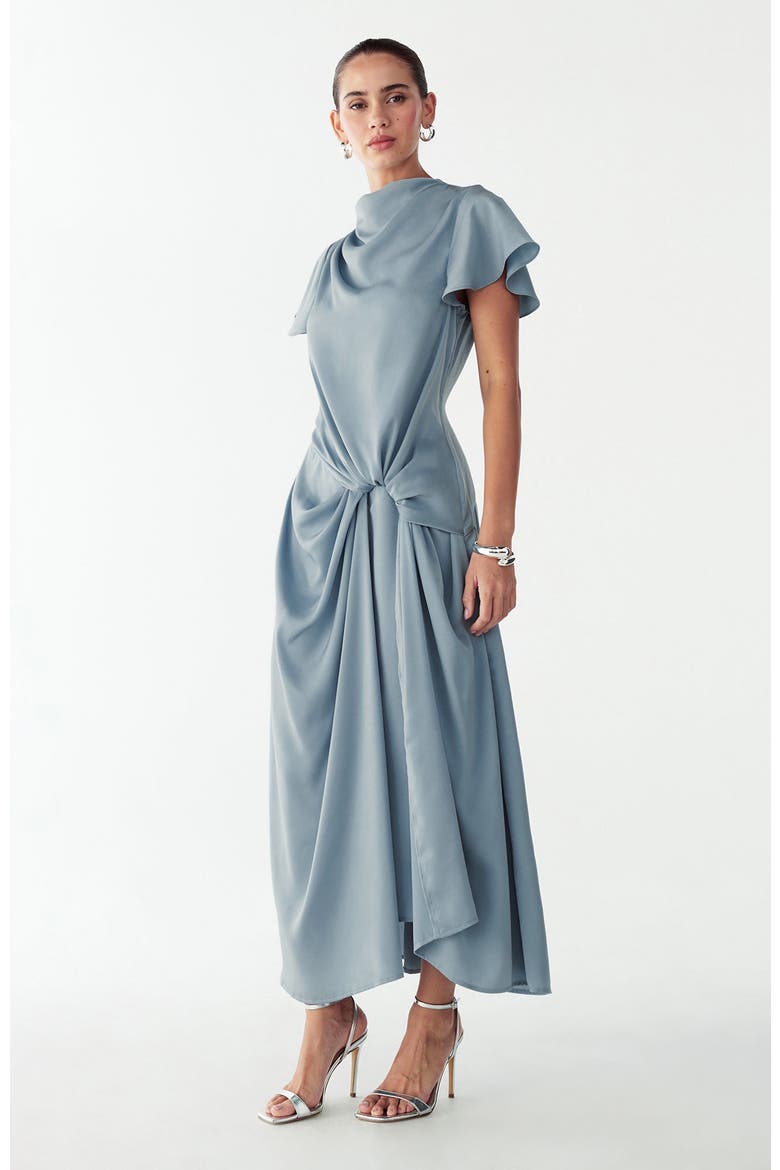 Lissy Midi Dress, Alternate, color, Misty Blue