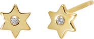 BY ADINA EDEN CZ Star Stud Earring