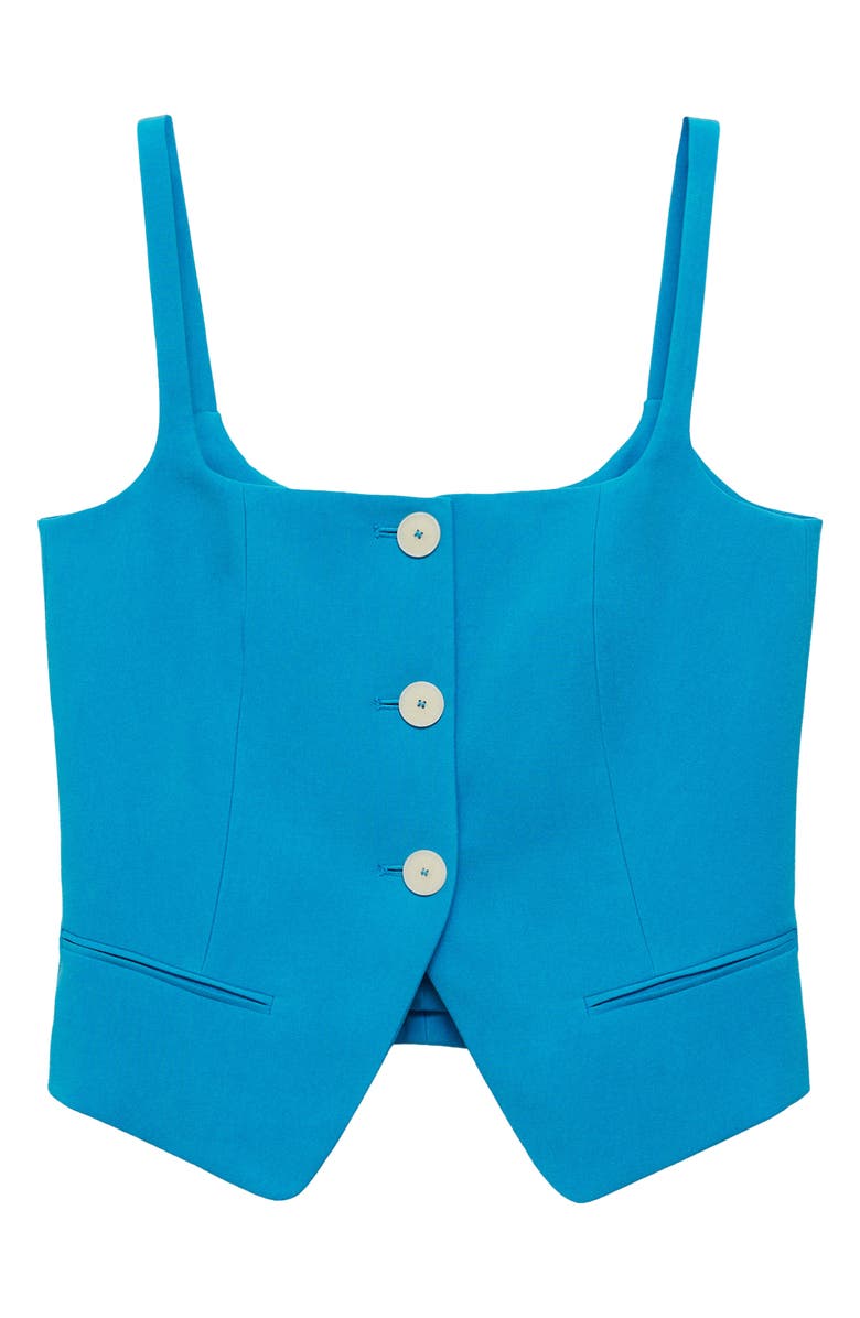 MANGO Tempo Vest, Main, color, Blue