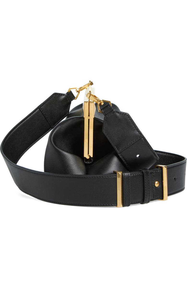 Jimmy Choo Diamond Leather Frame Clutch, Alternate, color,