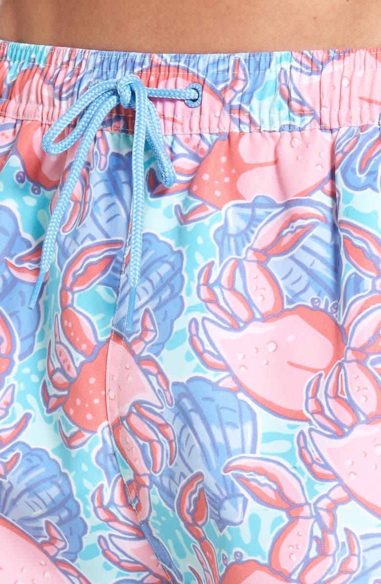 vineyard vines Crab Shell Chappy Swim Trunks, Alternate, color, 