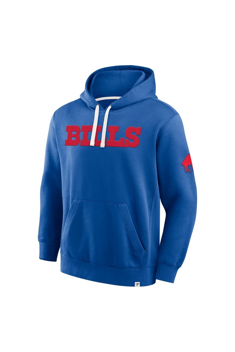 Men's Fanatics Royal Buffalo Bills New Horizons Heritage Pullover Hoodie, Alternate, color, Royal