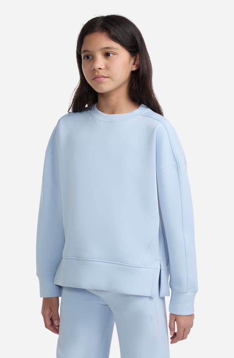 abercrombie kids Kids' Crewneck Sweatshirt, Alternate, color, Skyway