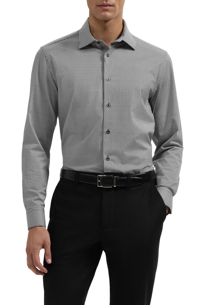 James OoohCotton® Performance Long Sleeve Button-Up Shirt, Main, color, WHITE
