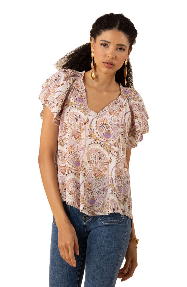 Hale Bob Melany Silk Top, Alternate, color, 
