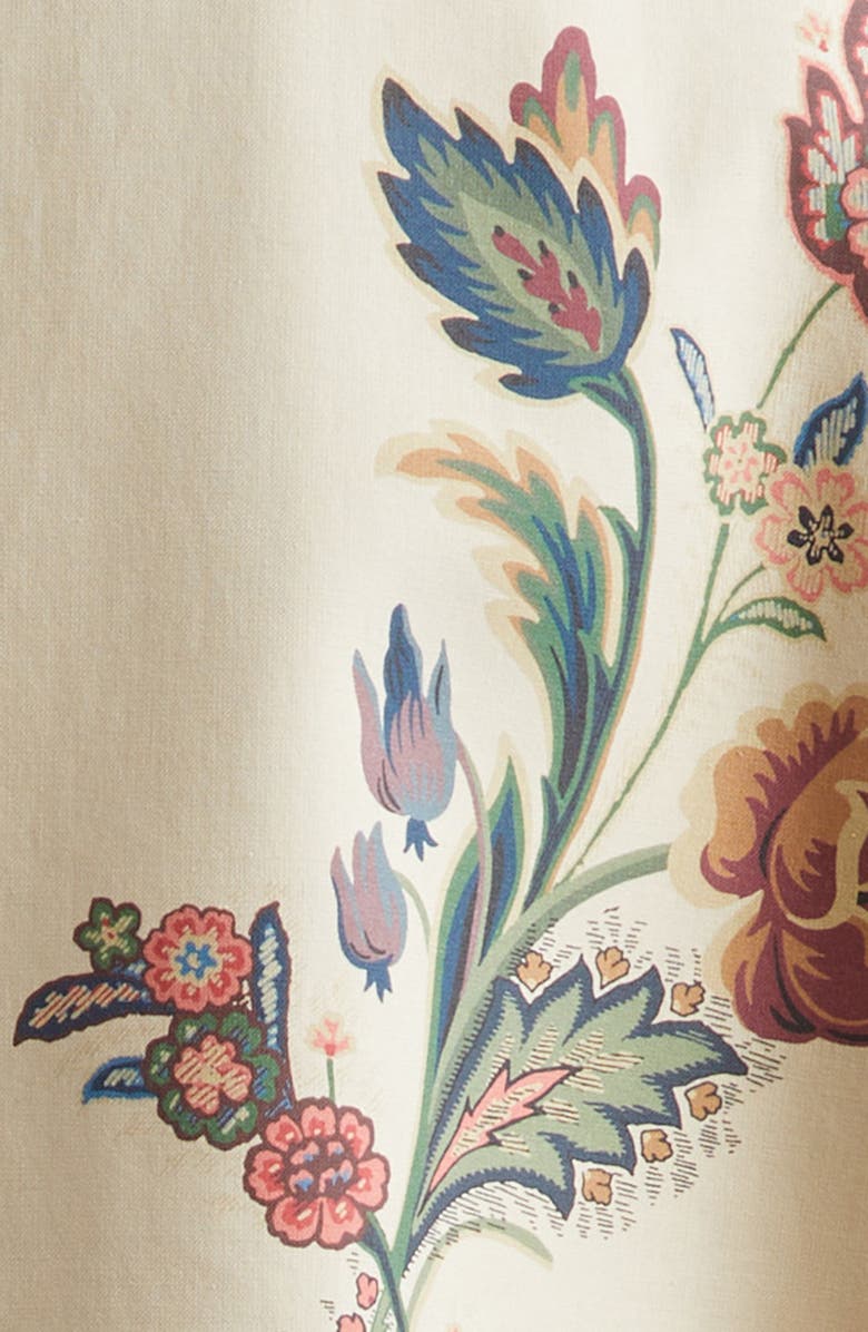 Etro Paisley Cape Trench Coat, Alternate, color,