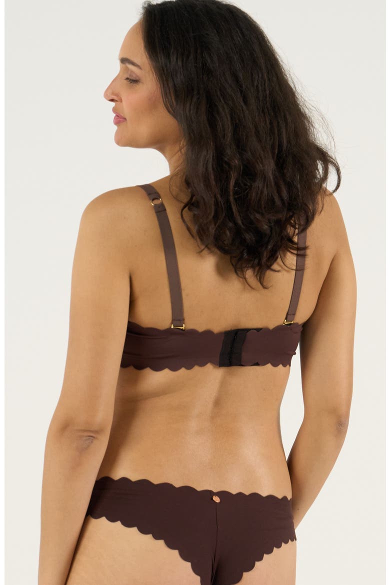 Skin Maternity And Nursing Invisible Bandeau Bra  C/D Cup, Alternate, color, Chocolate