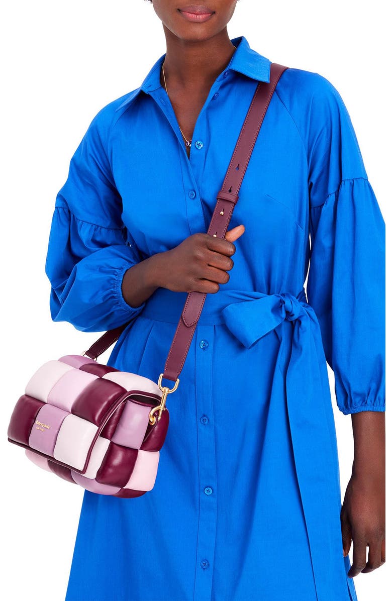 Kate Spade New York boxxy smooth leather large crossbody bag, Alternate, color,