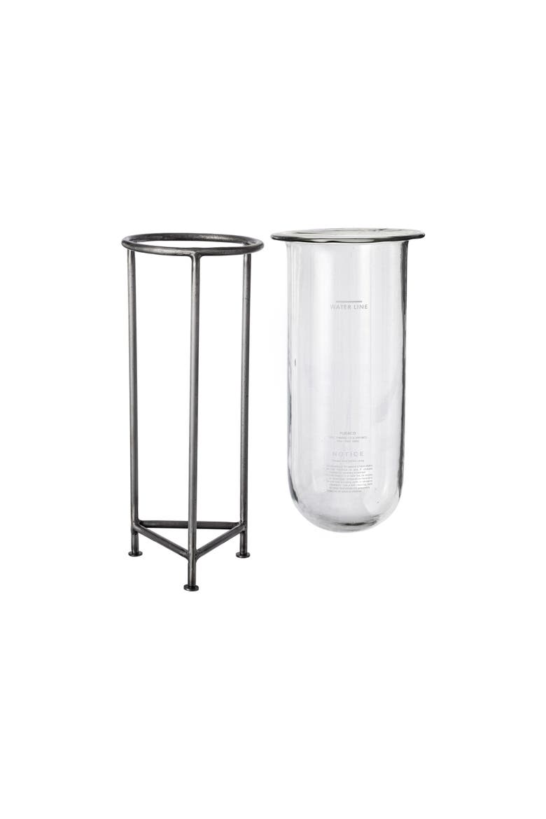 Glass Tube With Stand, Alternate, color, Clear