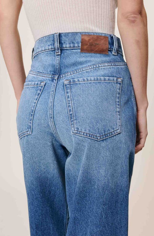 Dl1961 Taylor High Waist Relaxed Barrel Jeans In Blue