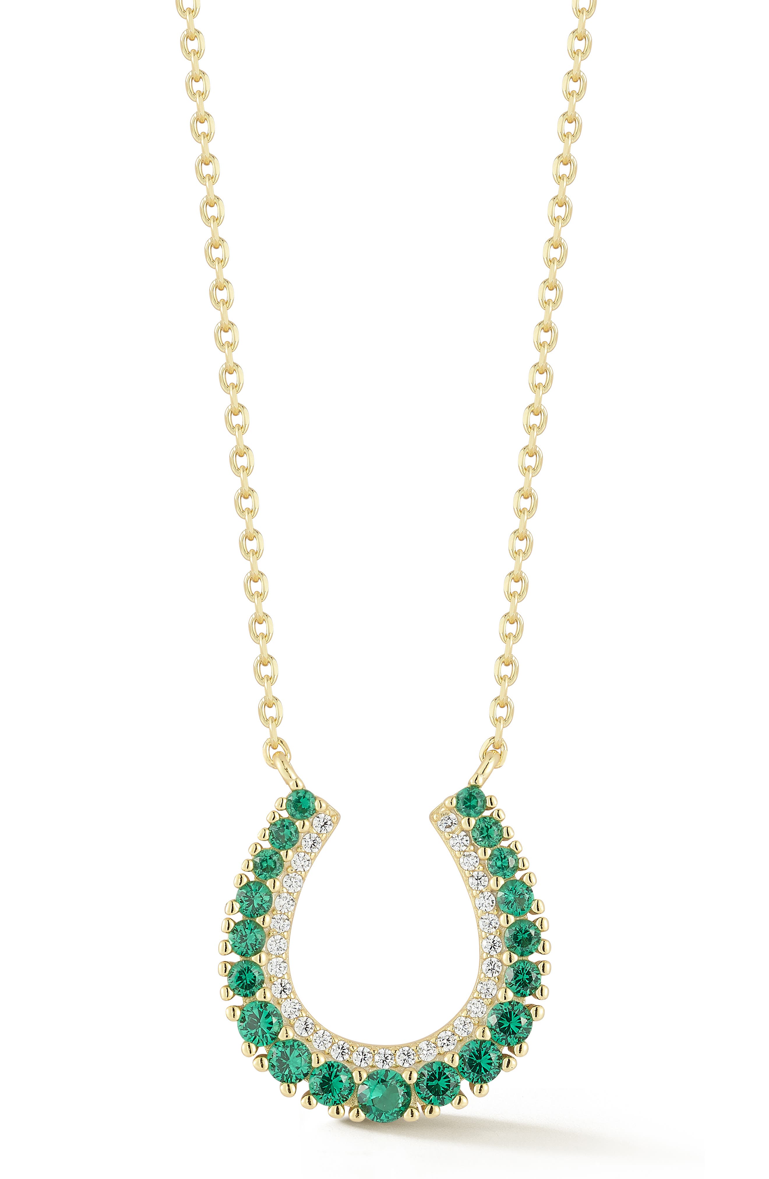 Horseshoe Pendant Necklace