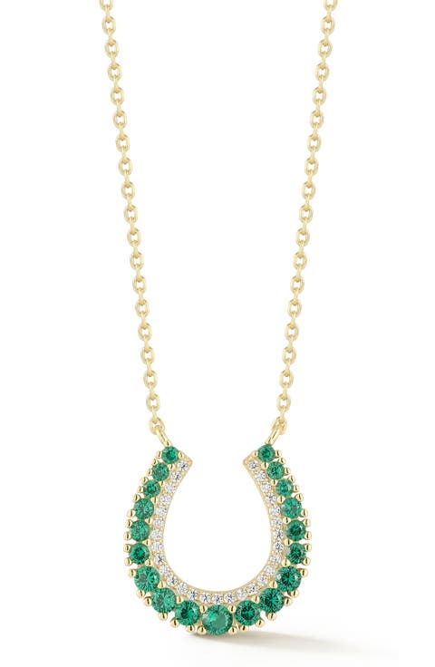 Horseshoe Pendant Necklace