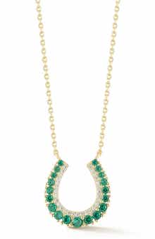 Horseshoe Pendant Necklace