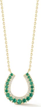 SPHERA MILANO Horseshoe Pendant Necklace