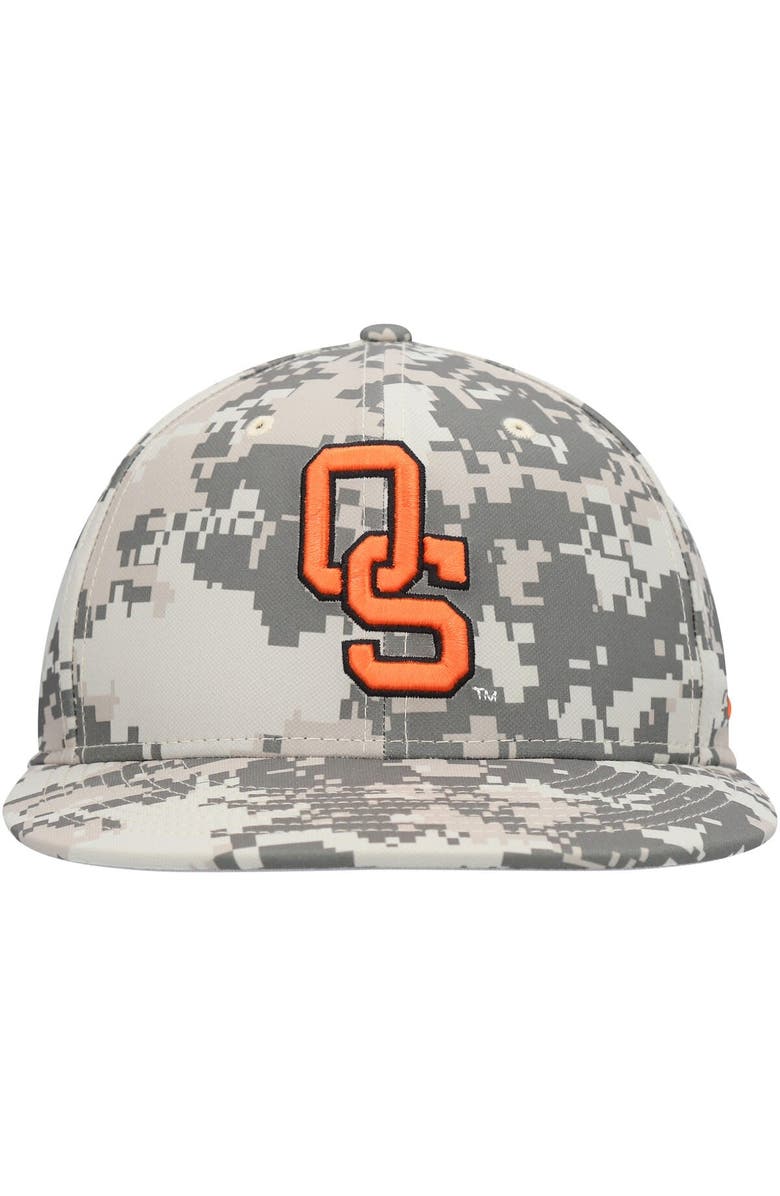 Nike Men's Nike Camo Oklahoma State Cowboys Aero True Baseball Performance Fitted Hat, Alternate, color,