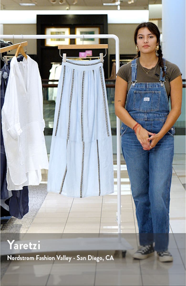 Tola Cotton Blend Cover-Up Maxi Skirt, sales video thumbnail