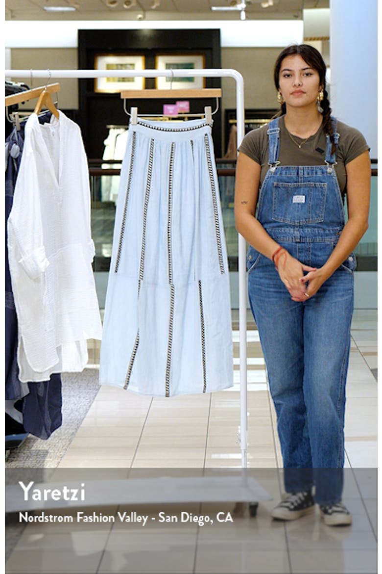 Tola Cotton Blend Cover-Up Maxi Skirt video
