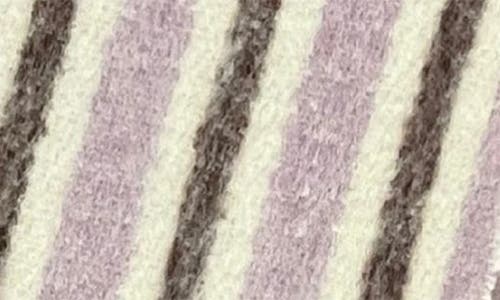 Marcus Adler Stripe Woven Fringe Scarf In Neutral